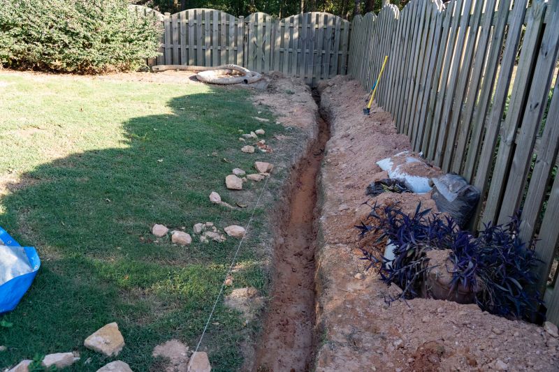 Drainage channel installation